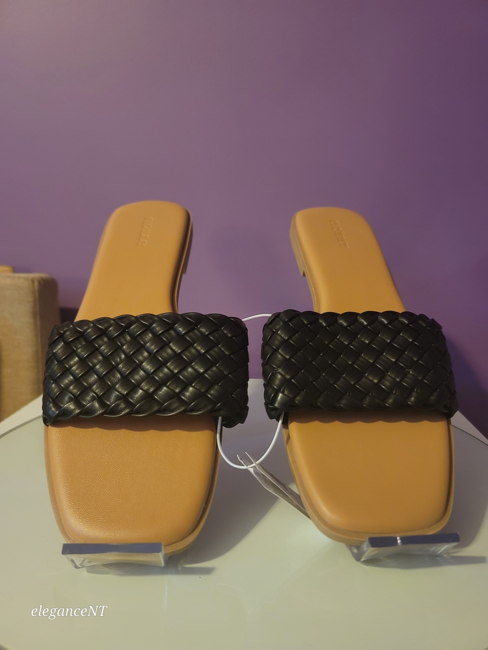 Old Navy Footbed Slide Sandals with Black Woven Strap Sz: 11 NWT - Picture 7 of 11